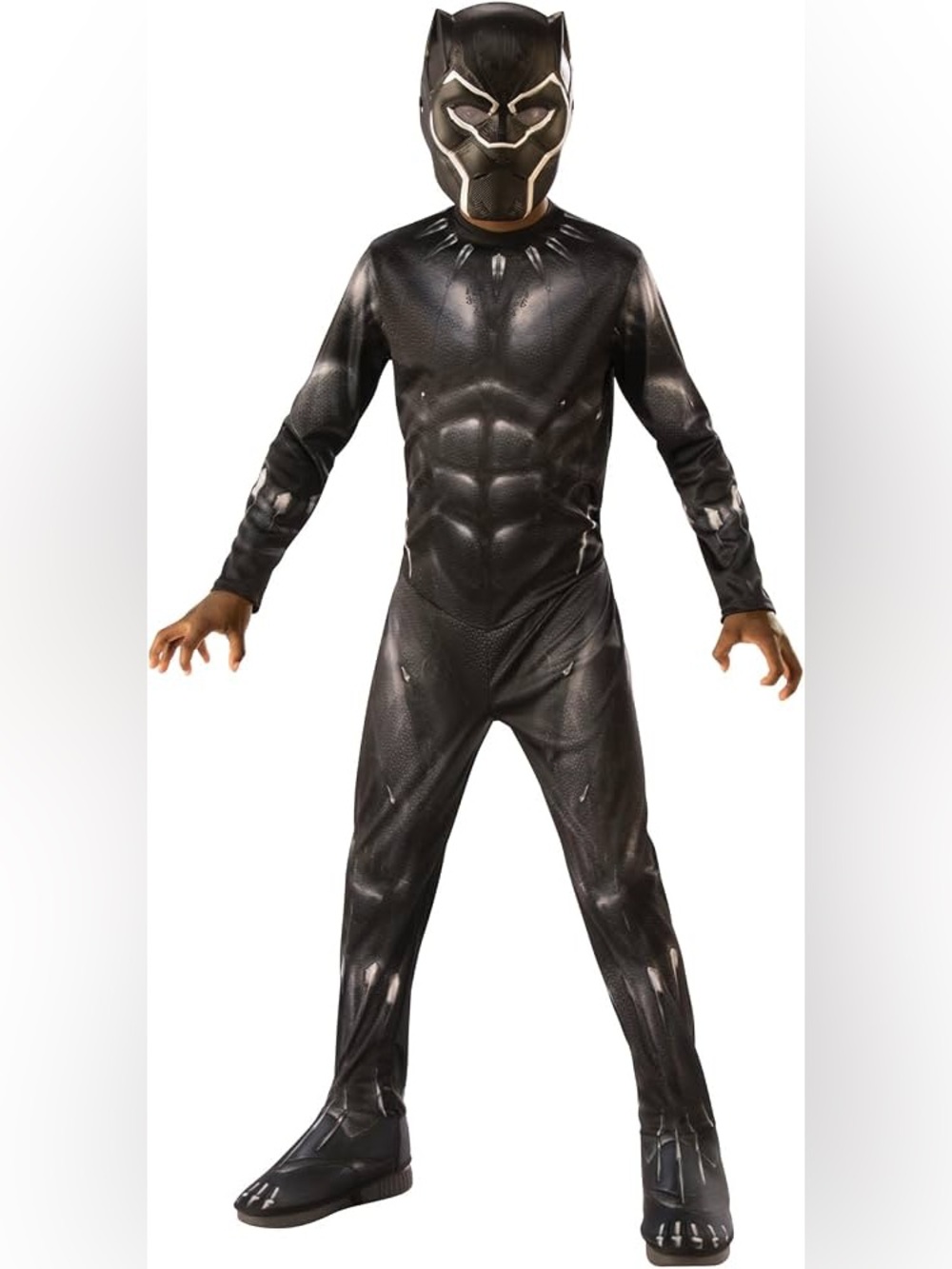 NEW Black Panther Kid Boys Avengers Marvel Costume - Size S